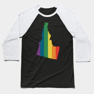 Idaho State Rainbow Baseball T-Shirt